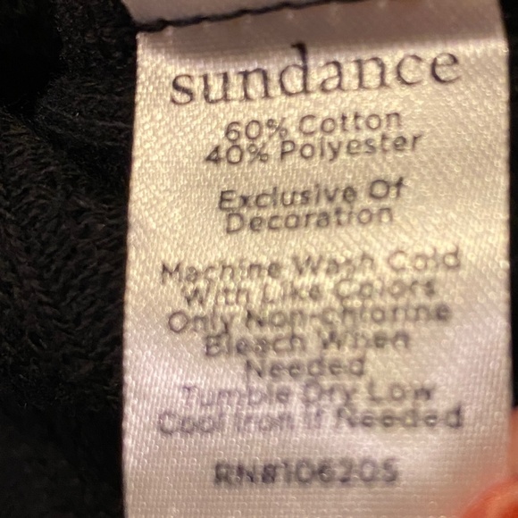 NWT Sundance Essential Rib-Knit Tank Top Tunic Length Scallop Edges Black XL - Picture 9 of 9